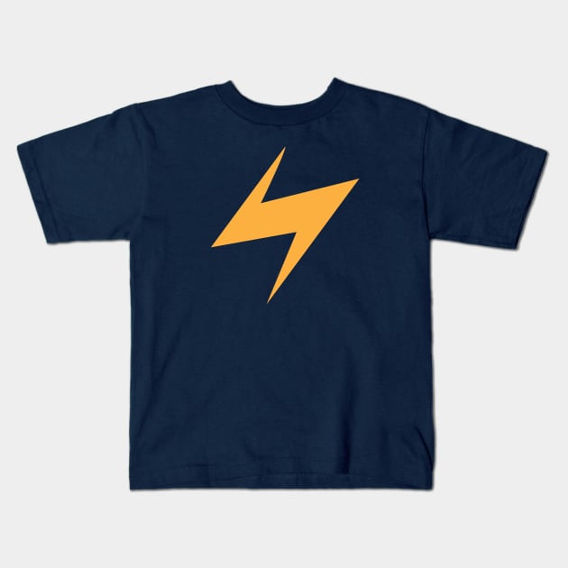 Static Shock Kids T-Shirt by Ryan